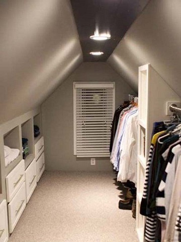 Attic Conversion Houston - Attic Closet