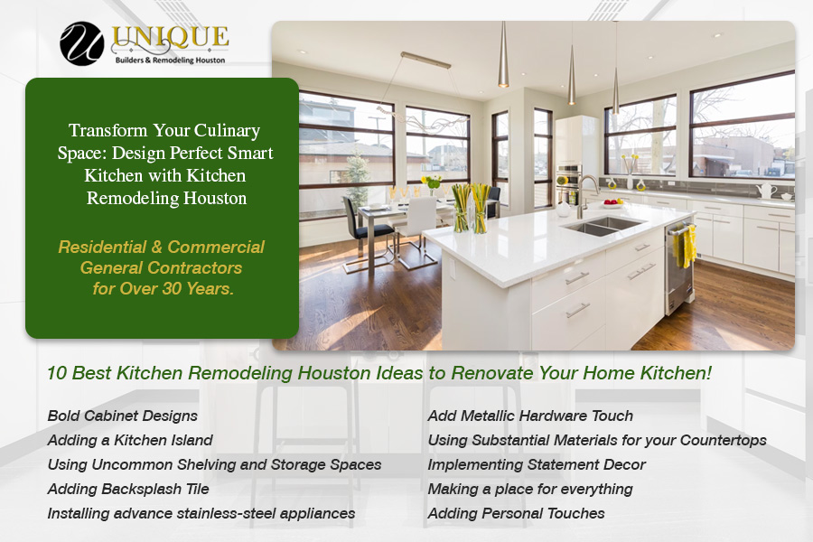 Unique-Builders-Texas-Kitchen Remodeling Houston